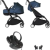 BABYZEN YOYO² With Bassinet Travel System – Air France -Stroller Shop 19 09 20203618548878 AIRFRANCE black YOYO2 bassinetwith car seat 1