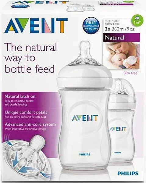 Philips Avent Natural 260 Ml Bottle - Twin Pack 8 Philips Avent Natural 260 Ml Bottle - Twin Pack - Image 6