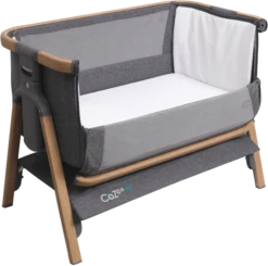 Tutti Bambini CoZee AIR Bedside Crib -Stroller Shop 21 06 20203206517765 CoZee Air Oak Charcoal 4
