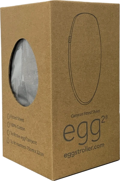Egg 2 Fitted Carrycot Sheets - 2 Pack 3 Egg 2 Fitted Carrycot Sheets - 2 Pack