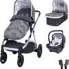 Cosatto Wow XL Dock I-Size Travel System Bundle -Stroller Shop 24 04 20202618962255 WebPlus Wow XLCarSeatFootmuff Hedger
