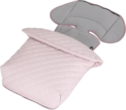 Bebecar Footmuff - Special Fabrics -Stroller Shop 24 08 20193257224297 SP954 SOFT PINK FOOTMUFF CO