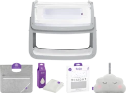 Snüz SnuzPod 4 Complete Bundle - Dove Grey -Stroller Shop 24 10 20204912490392 Dovegreybundle monospots