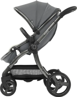Egg 2 Stroller And Carrycot - Jurassic Grey -Stroller Shop 24 11 20204054363438 egg2 jurassic grey side view world facing