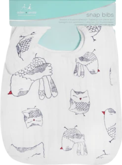 Aden + Anais Classic Snap Bibs - 3 Pack -Stroller Shop 24 12 20171915272440 7121G 2 classic Snap Bibs Love birds