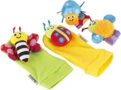 Lamaze Gardenbug Wrist Rattle Footfinder Set