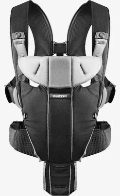 Baby Carrier Miracle -Stroller Shop 26 02 20163618559741 Baby Carrier Miracle BlackSilver Cotton Mix