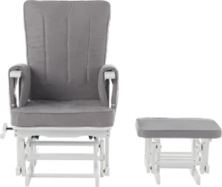 Obaby Deluxe Reclining Glider Chair And Stool