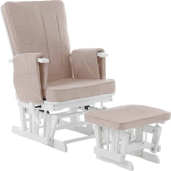 Obaby Deluxe Reclining Glider Chair And Stool 7 Obaby Deluxe Reclining Glider Chair And Stool - Image 5