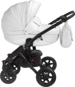 Mee-Go Milano Sport - Black Chassis -Stroller Shop 26 10 20172436026502 MILANO SPORT BLACK LILY WHITE 0014 rt