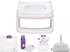 Snüz SnuzPod 4 Complete Bundle - Rose White -Stroller Shop 26 10 20204716551561 Rosewhitebundle cloud