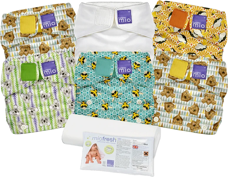 Bambino Mio Miosolo Geometric Nappy Set 3 Bambino Mio Miosolo Geometric Nappy Set