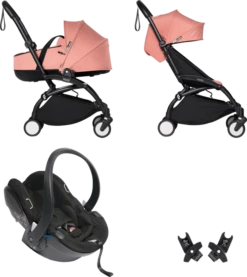 BABYZEN YOYO² With Bassinet Travel System - Black Frame 13 BABYZEN YOYO² With Bassinet Travel System - Black Frame -Stroller Shop 29 10 20202340597928 GINGER Black YOYO2 with car seat 1